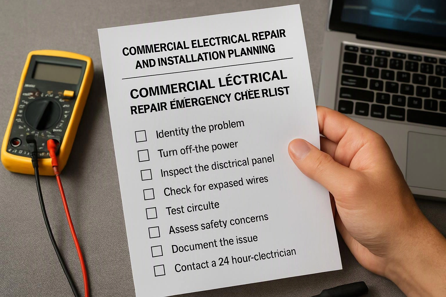 Commercial Electrical Repair and Installation Planning