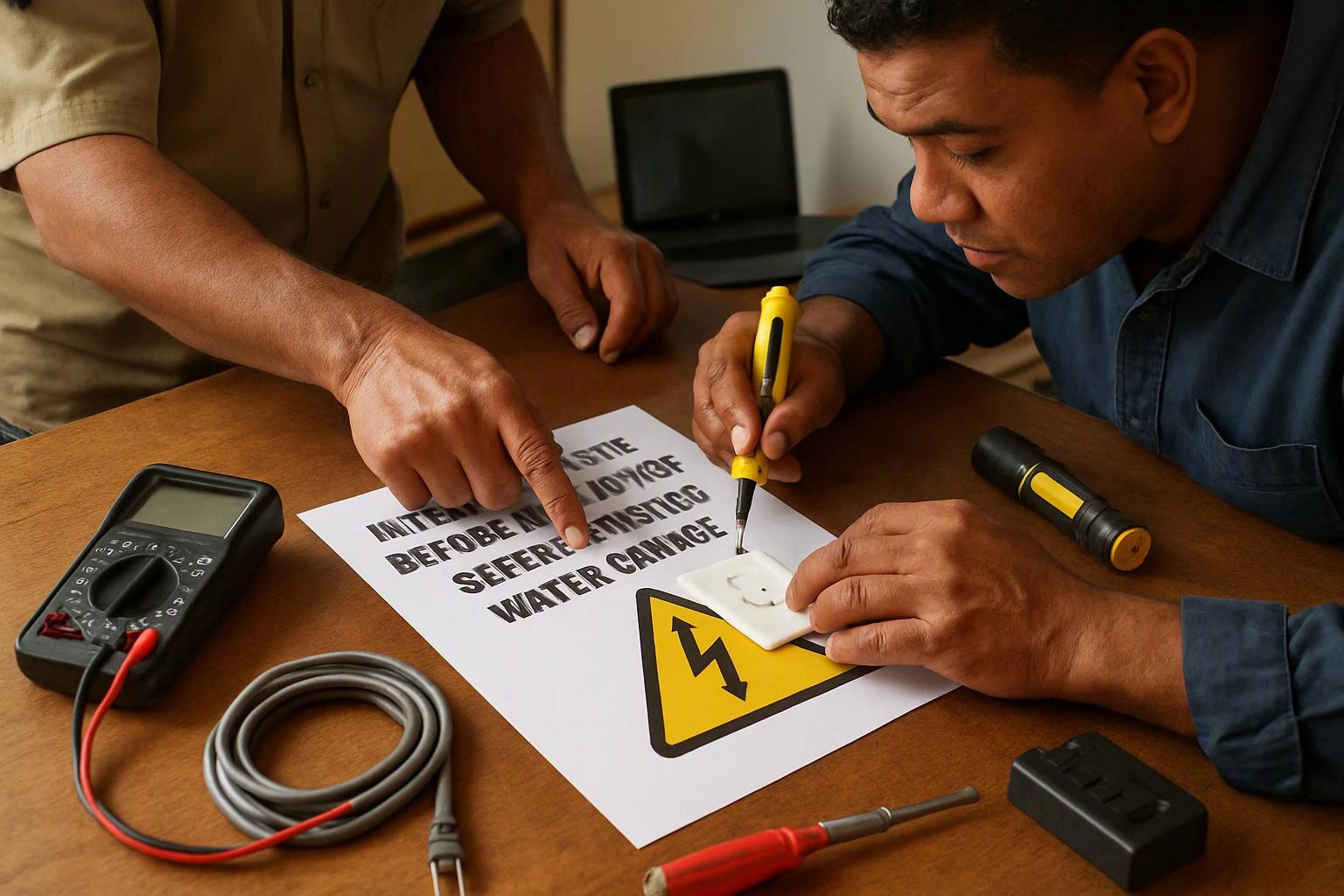 Electrical Safety Before and After Severe Weather or Water Damage in Victoria, Texas