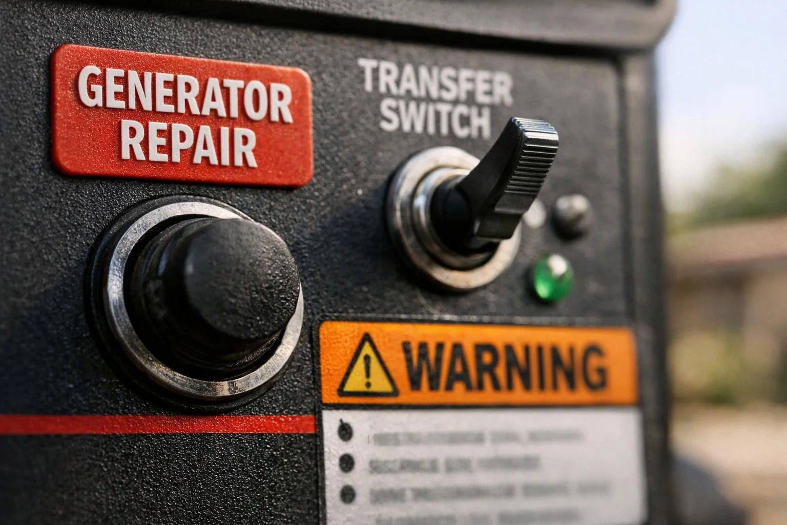 Generator Repair Warning Signs